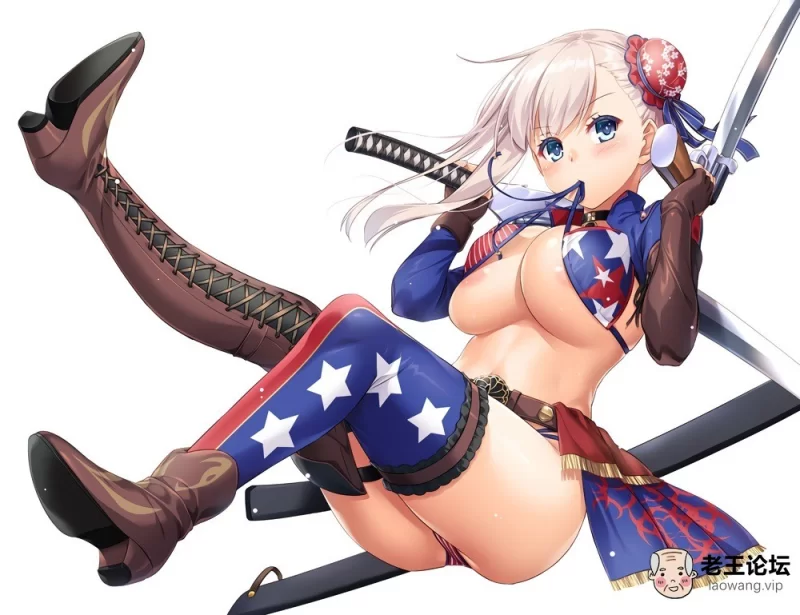 Konachan.com - 296715 bikini blue_eyes blush boot.jpg